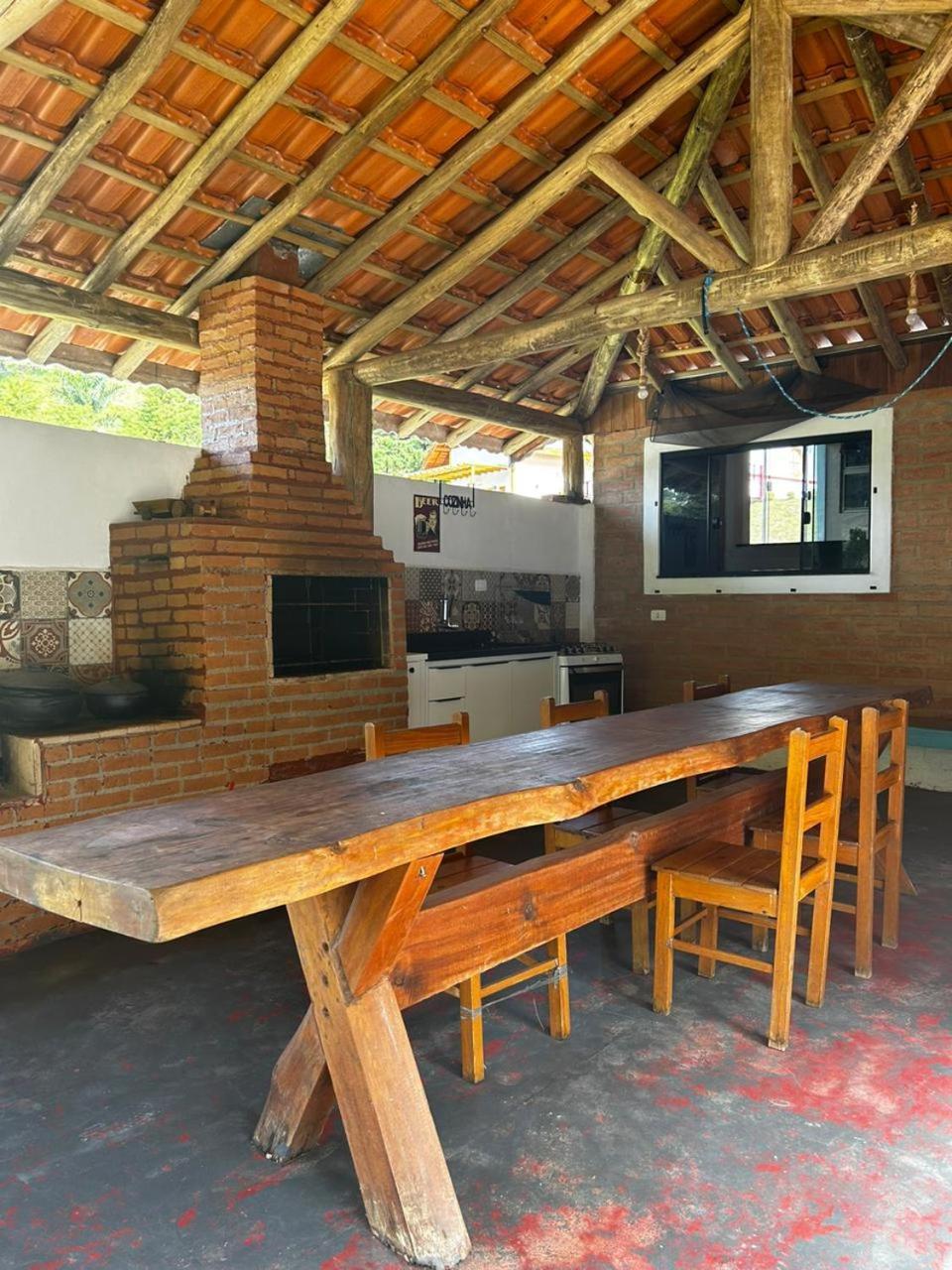 Cantinho Na Roca Com Piscina Santo Antônio do Pinhal Buitenkant foto